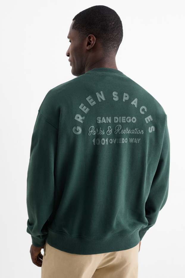 Herren - Sweatshirt - dunkelgrün