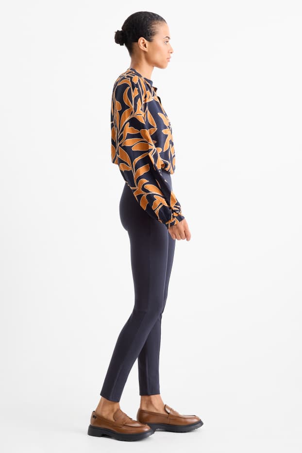 Donna - Leggings - blu scuro