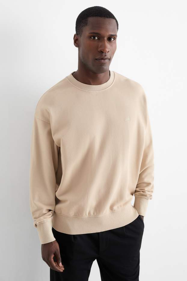 Herren - Sweatshirt - hellbeige