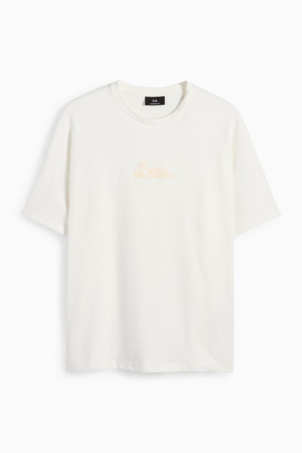 Herren - T-Shirt - Oversized - weiß