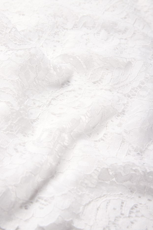 Donna - Top di pizzo - bianco