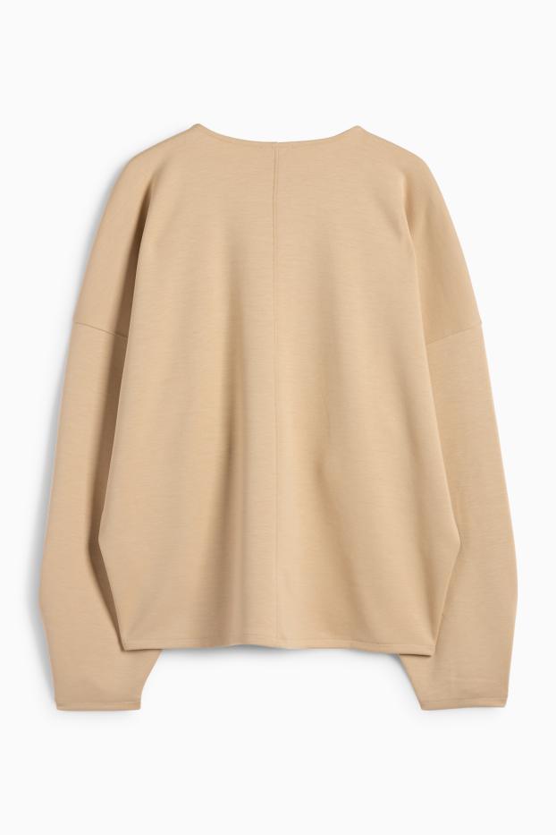 Women - Sweatshirt - beige