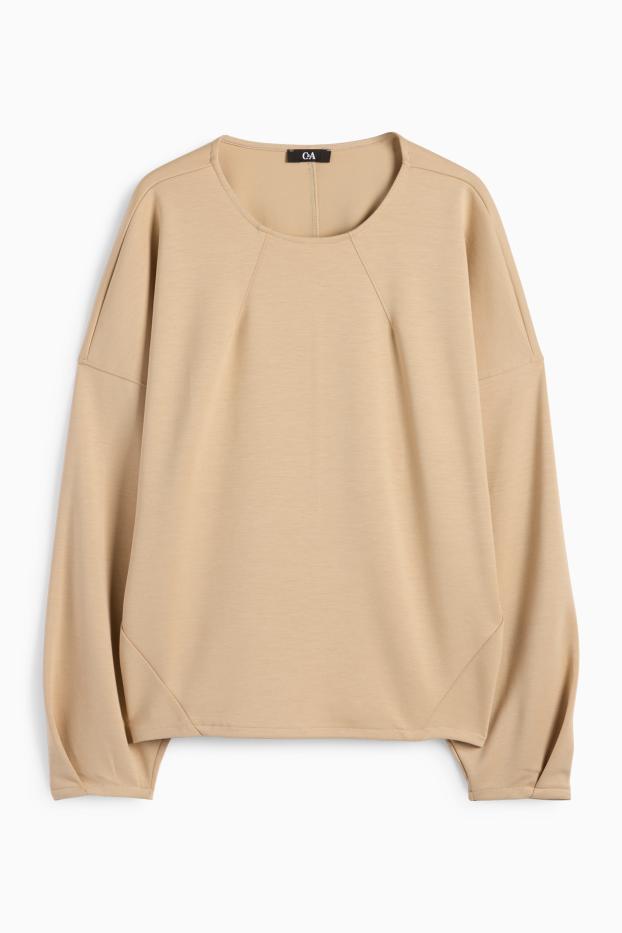 Women - Sweatshirt - beige