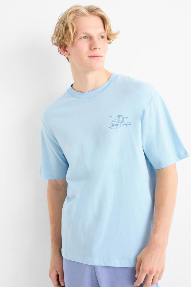 Home - Samarreta de màniga curta - relaxed fit - blau clar