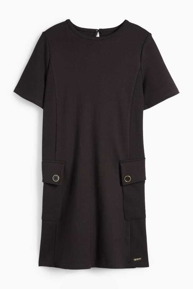 Kinder Mädchen - Kleid - schwarz