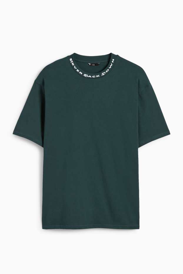 Herren - T-Shirt - Relaxed Fit - dunkelgrün
