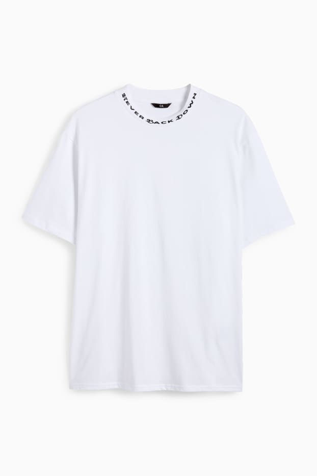 Herren - T-Shirt - Relaxed Fit - weiß