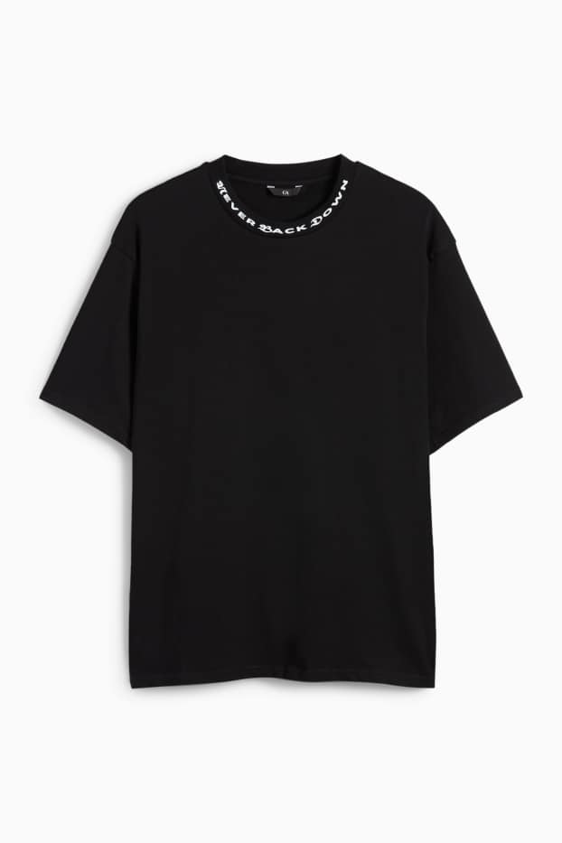 Herren - T-Shirt - Relaxed Fit - schwarz