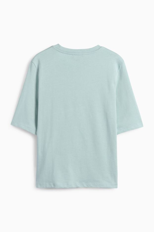 Damen - T-Shirt - Regular Fit - hellblau