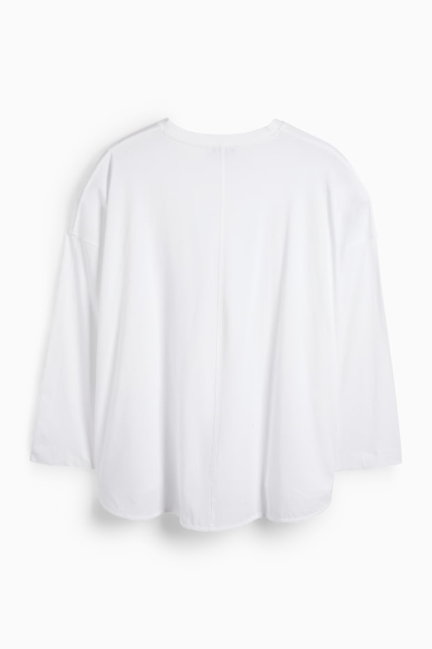 Dames - Longsleeve - wit