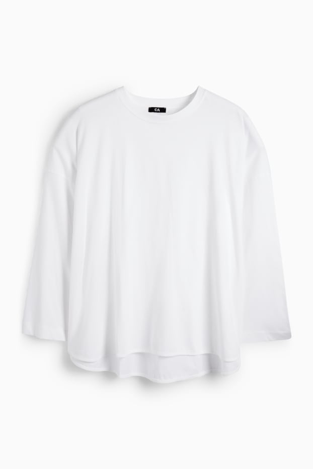 Dames - Longsleeve - wit