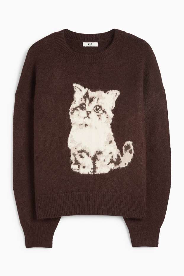 Women - Jumper - dark brown