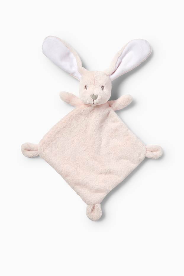 Unisex - Häschen - Baby-Kuscheltier - rosa
