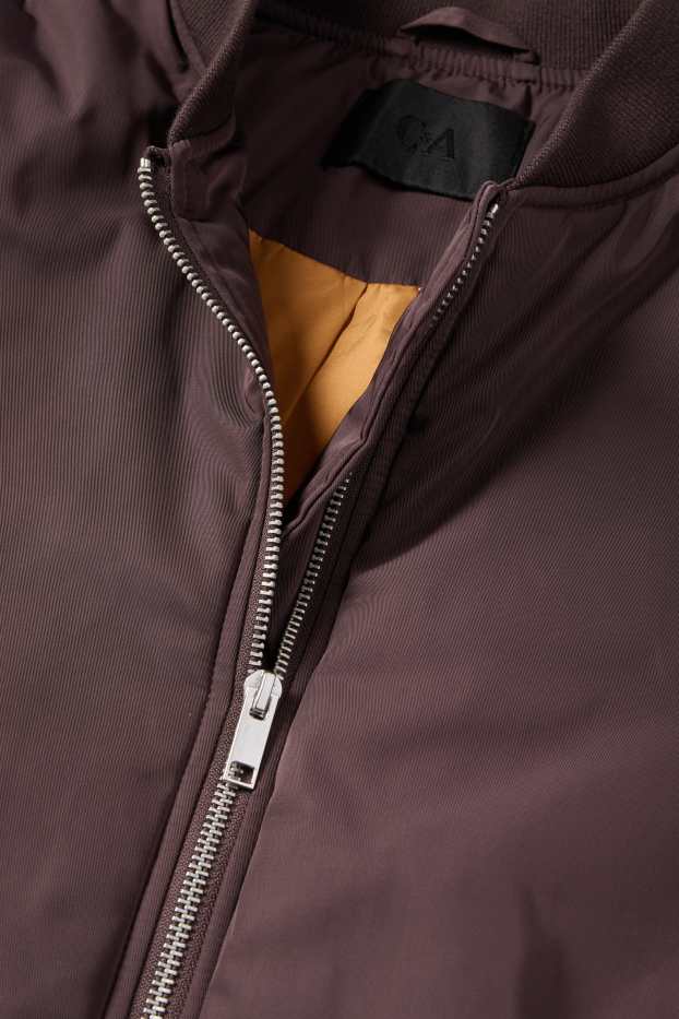 Damen - Bomberjacke - dunkelbraun