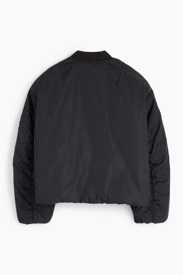 Damen - Bomberjacke - schwarz
