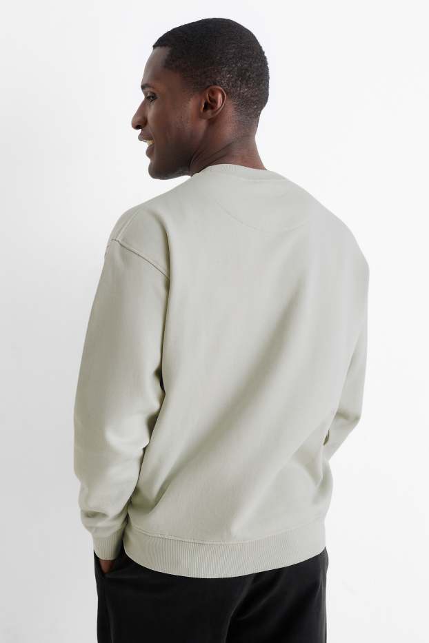 Heren - Sweatshirt - mintgroen