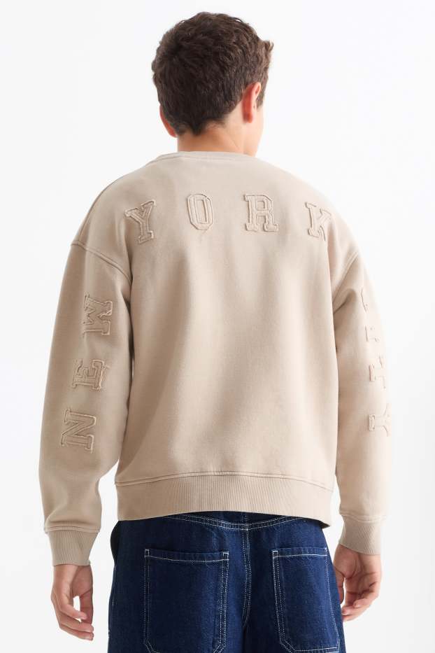 Kinder Jungen - New York City - Sweatshirt - beige