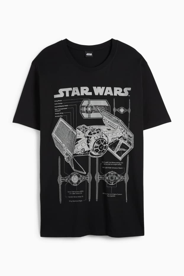 Herren - T-Shirt - Regular Fit - Star Wars - schwarz