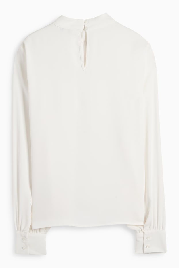 Donna - Blusa - bianco crema