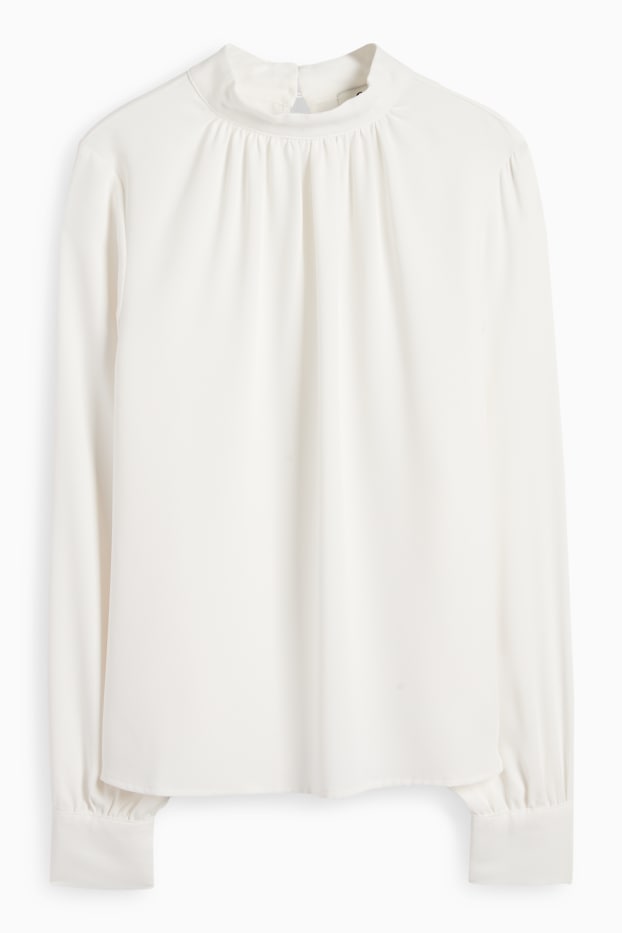 Donna - Blusa - bianco crema