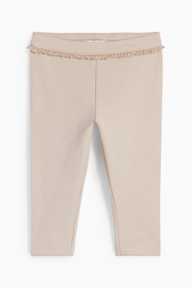 Bébés filles - Petites fleurs - tenue bébé - 3 pièces - blanc crème