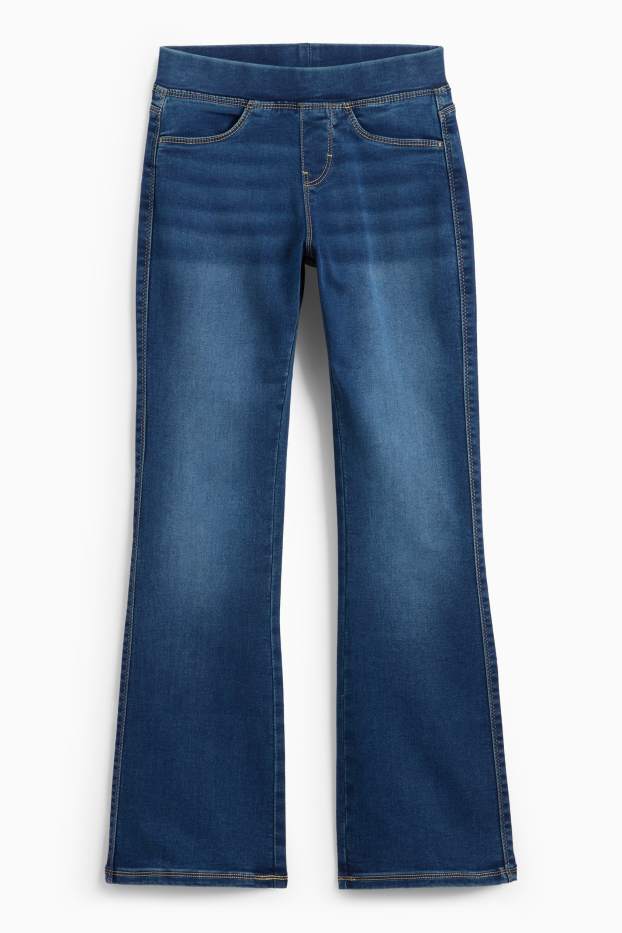 Kinder Mädchen - Flared Jeggings - jeansblau