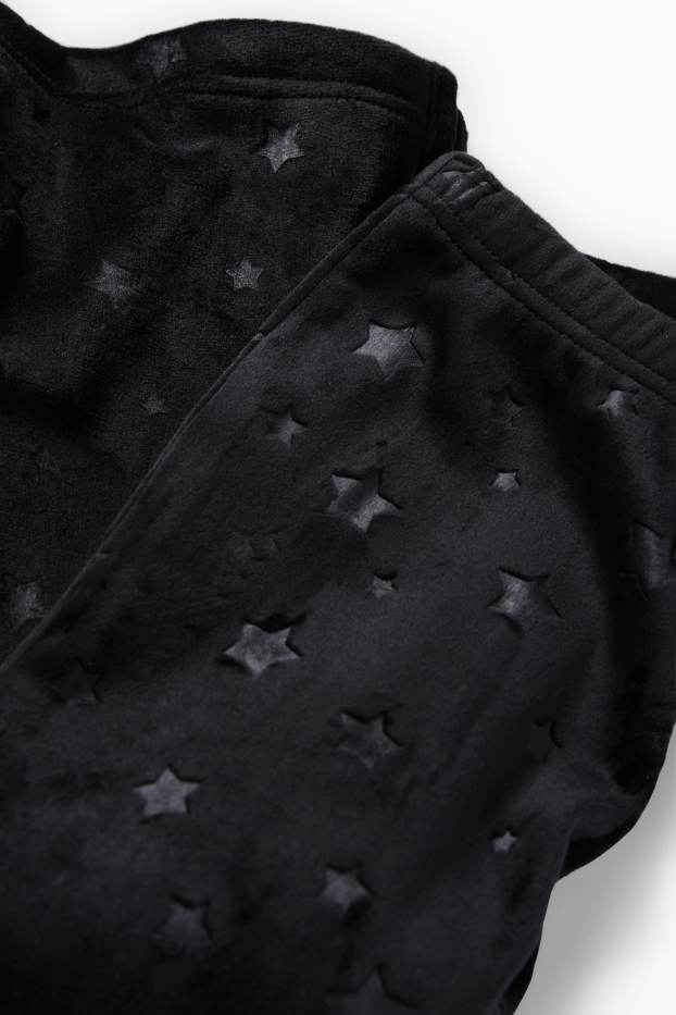 Enfants filles - Étoiles - flared leggings - noir