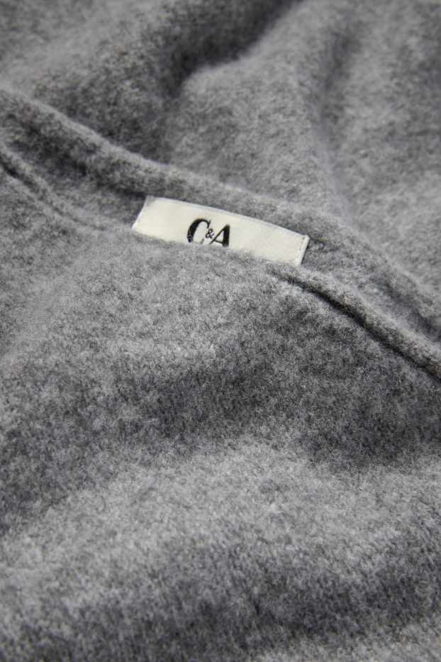 Damen - Poncho - grau