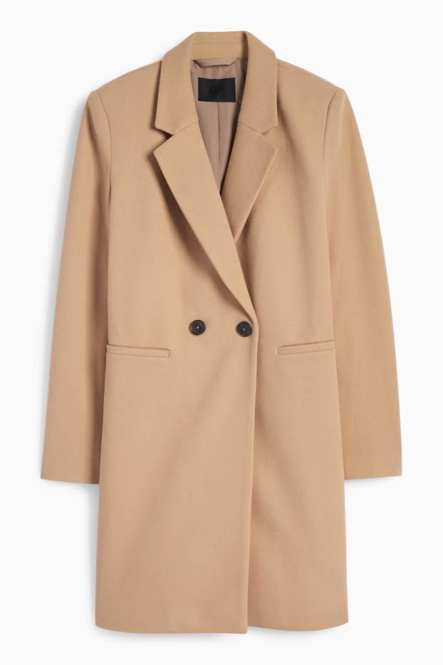 Damen - Mantel - beige