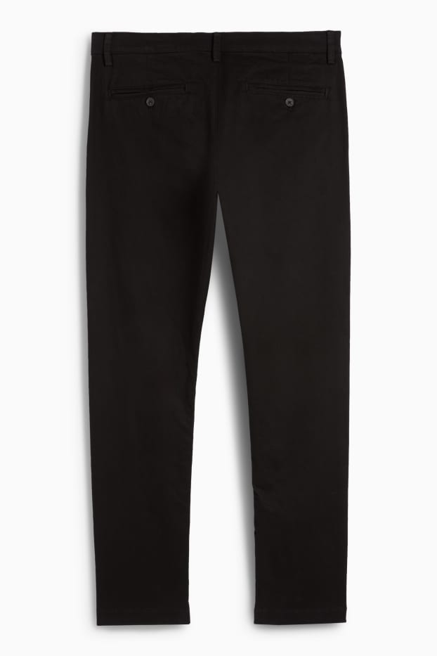Men - Chinos - slim fit - black