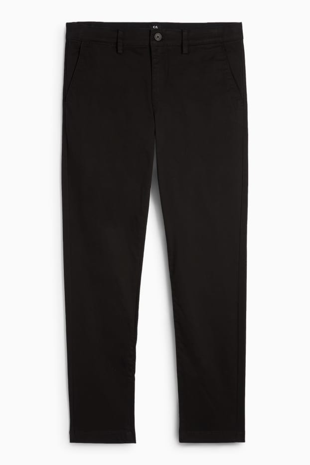 Men - Chinos - slim fit - black