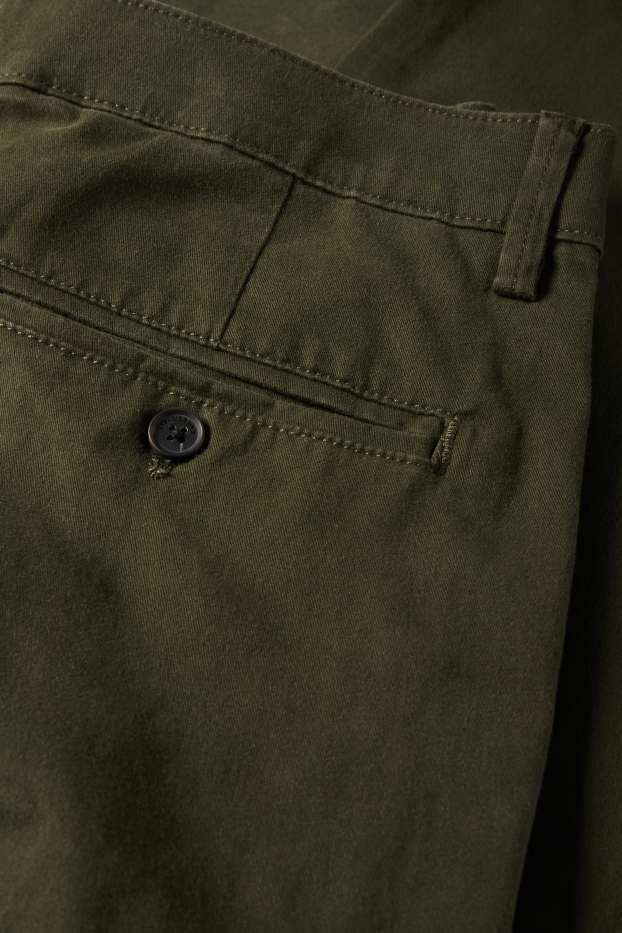 Uomo - Chino - slim fit - verde scuro