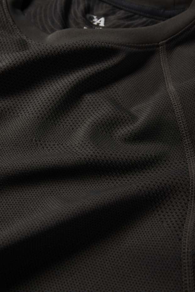 Heren - Sport-T-shirt - zwart