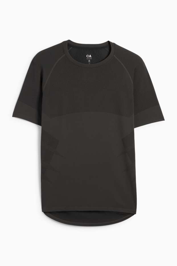 Heren - Sport-T-shirt - zwart