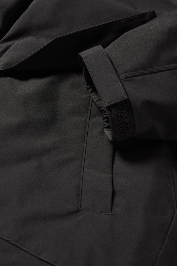 Uomo - Giacca con cappuccio - imbottita - nero