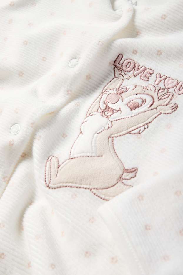 Baby Mädchen - Chip & Chap - Baby-Schlafanzug - gerippt - weiß