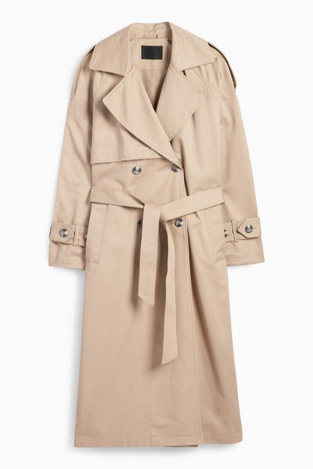 Women - Trench coat - beige
