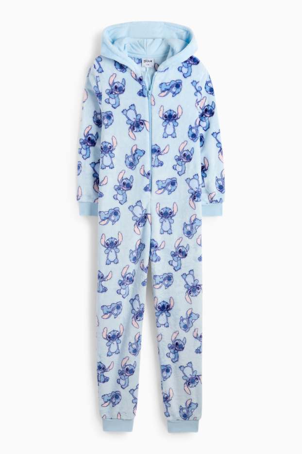 Enfants filles - Lilo & Stitch - combinaison - bleu clair