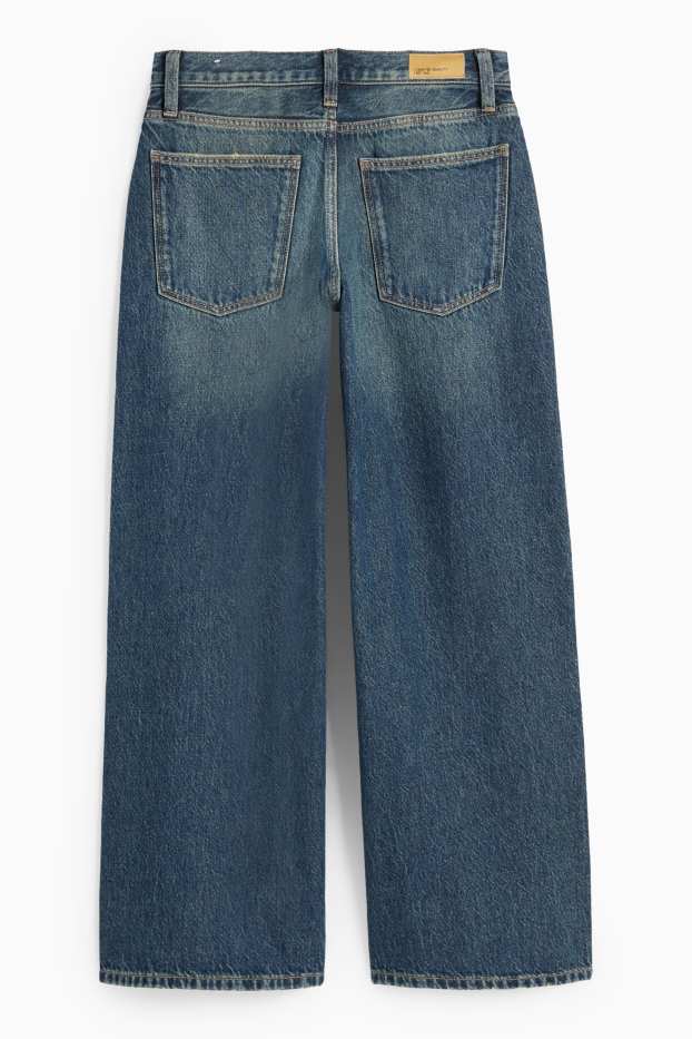 Kinder Mädchen - Baggy Jeans - dunkeljeansblau