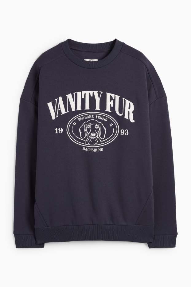 Damen - Sweatshirt - dunkelblau