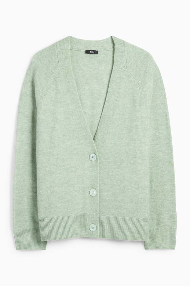 Femmes - Gilet en maille - vert menthe