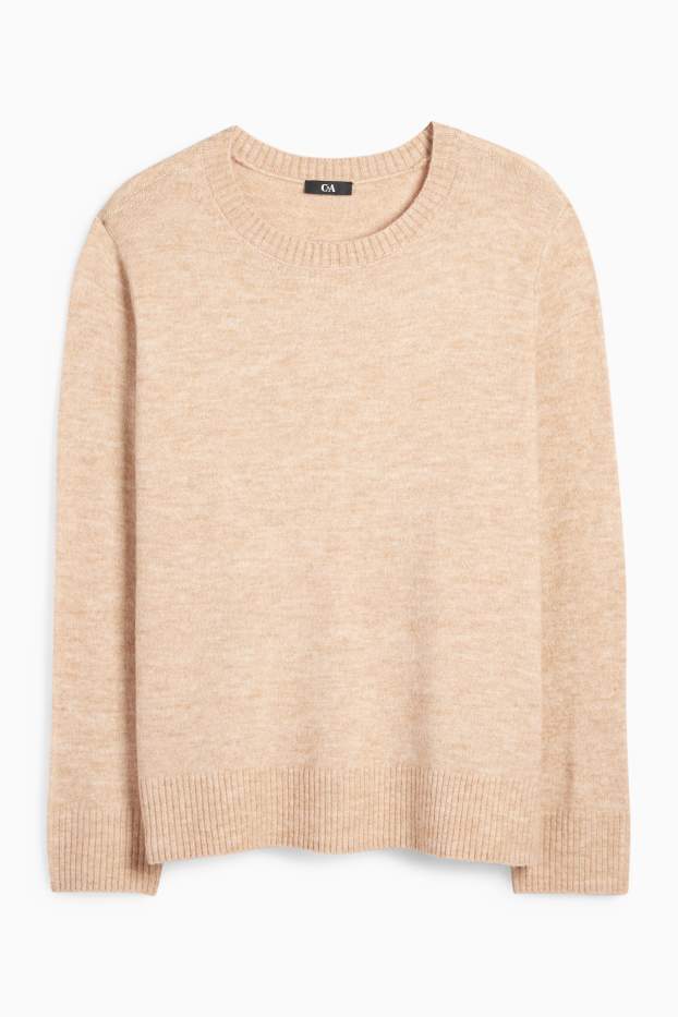 Femmes - Pull - beige clair