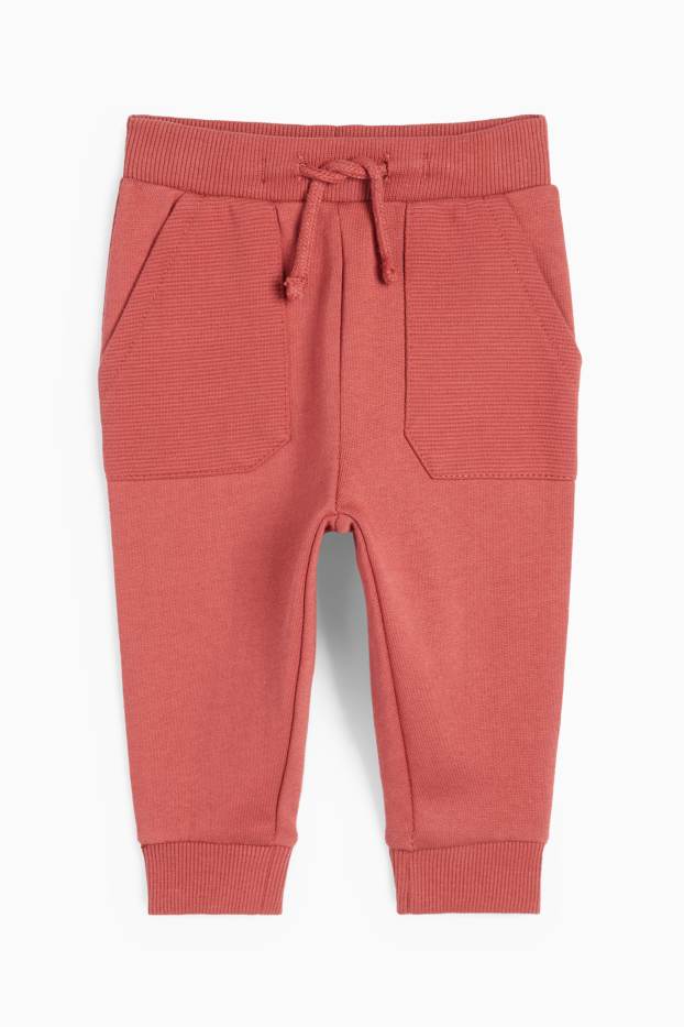 Baby Jungen - Baby-Jogginghose - rot