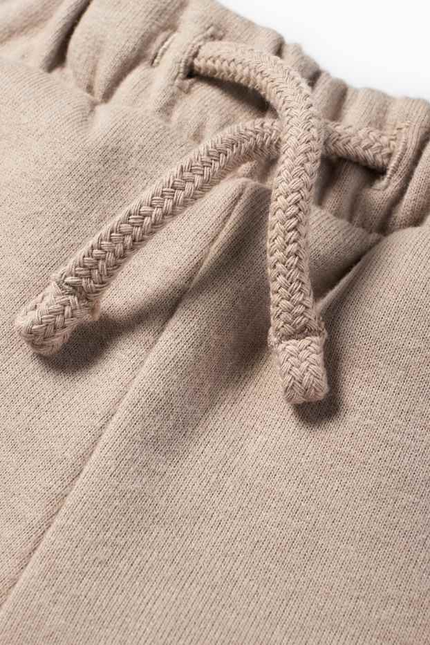 Baby Jungen - Bärchen - Baby-Jogginghose - grau