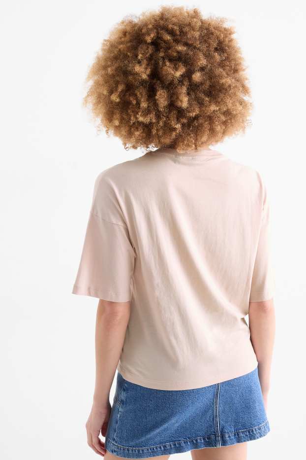 Dona - Samarreta de mànigues curtes - relaxed fit- Vincent van Gogh - beix clar