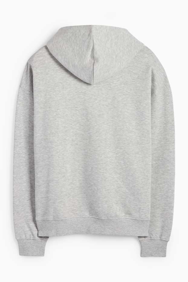 Herren - Hoodie - hellgrau-melange