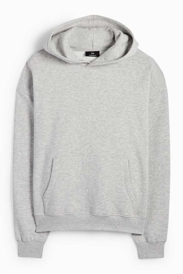 Herren - Hoodie - hellgrau-melange