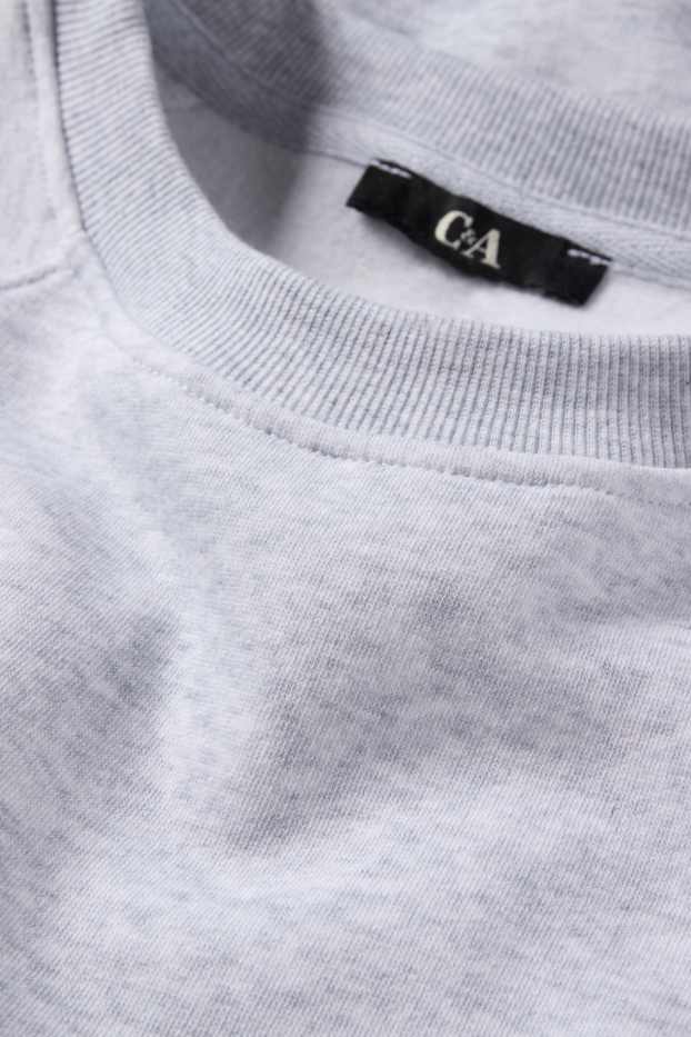Dames - Sweatshirt - licht grijs-mix