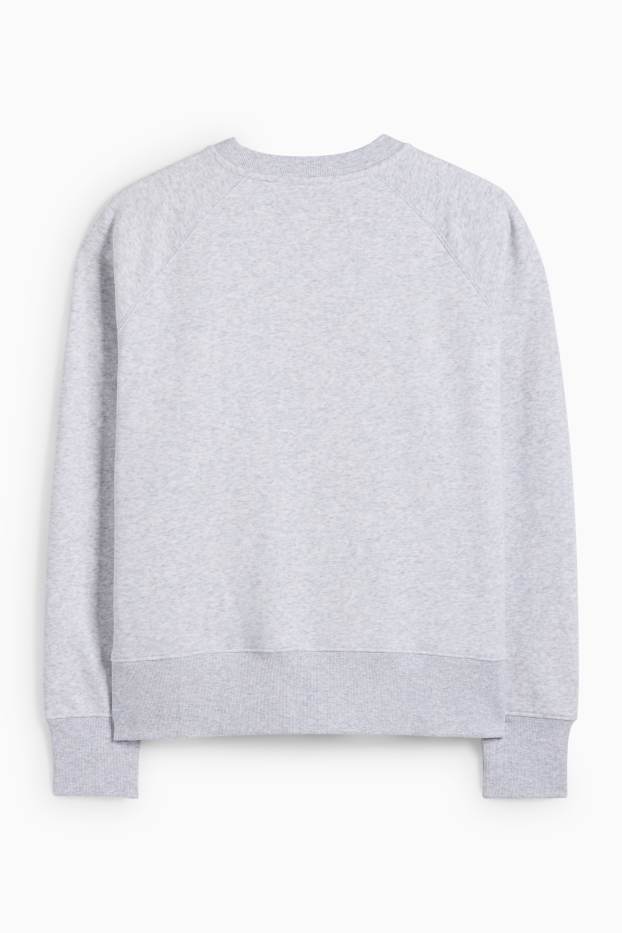 Dames - Sweatshirt - licht grijs-mix