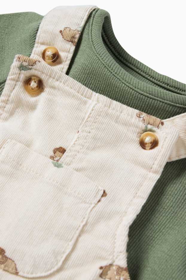 Baby Jungen - Mammut - Baby-Outfit - 2 teilig - grün